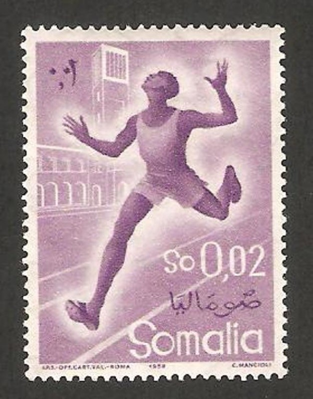somalia italiana - deportes, carrera a pie