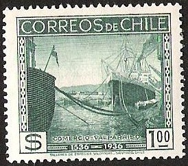 CENTENARIO DESCUBRIMIENTO DE CHILE - COMERCIO VALPARAISO