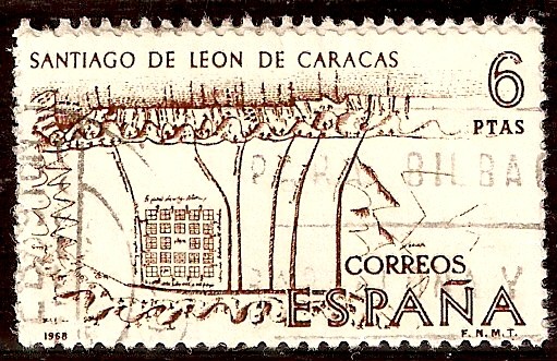 Forjadores de América - Plano de Santiago de León de Caracas