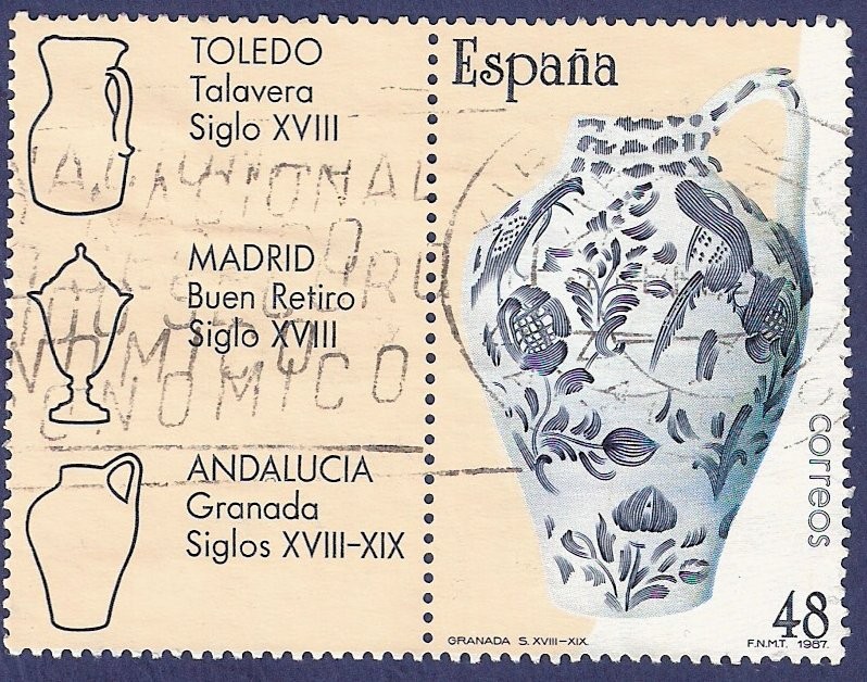 Edifil 2896 Cerámica española 48