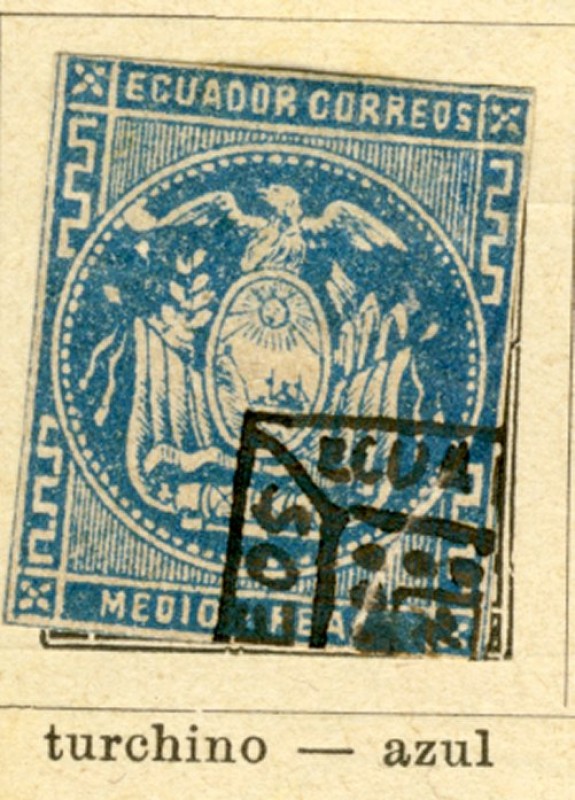 Escudo año1865 Primer sello editado