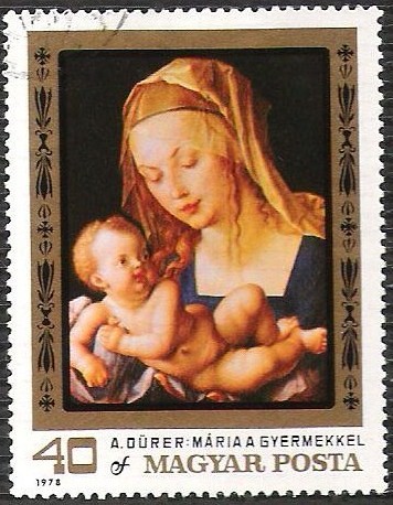 A. DURER: MARIA A GYERMEKKEL