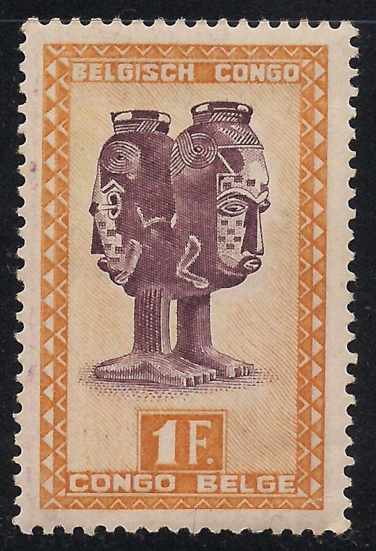 Tallas y máscaras de la tribu de BALUBA.