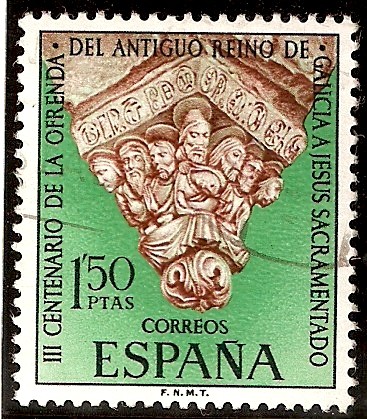 III Centenario de la ofrenda del antiguo reino de Galicia a Jesús Sacramentado - Pingante de la cate