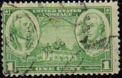 USA 1936 Scott 785 Sello Armada Washington y Greene usado Estados Unidos Etats Unis 