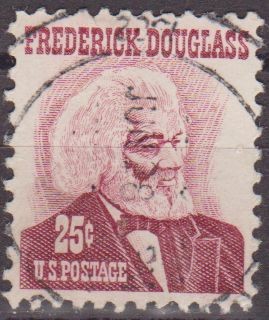 USA 1965 Scott 1290 Sello Personaje Frederick Douglass Abolicionista estadounidense usado Estados Un