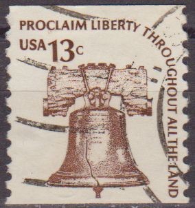USA 1975 Scott 1595 Sello Campanas de Libertad Anunciar la Libertad por el Mundo usado Estados Unido