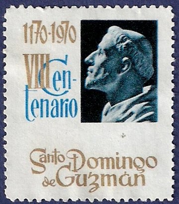 VIII centenario de Sto. Domingo de Guzmán (no postal)