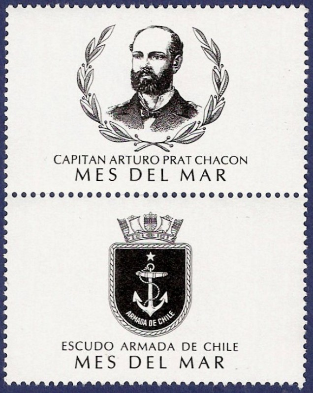 Capitán Arturo Prat Chacón (no postal) NUEVO