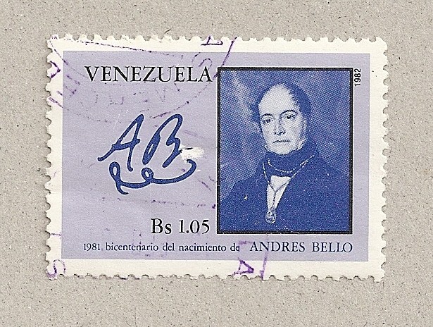 200 Aniv del nacimiento de Andrés Bello