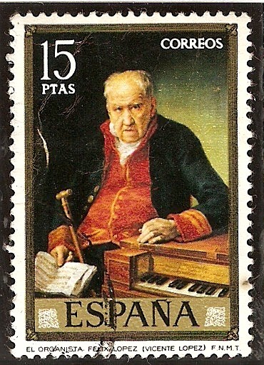 El organista Félix López - Vicente López Portaña