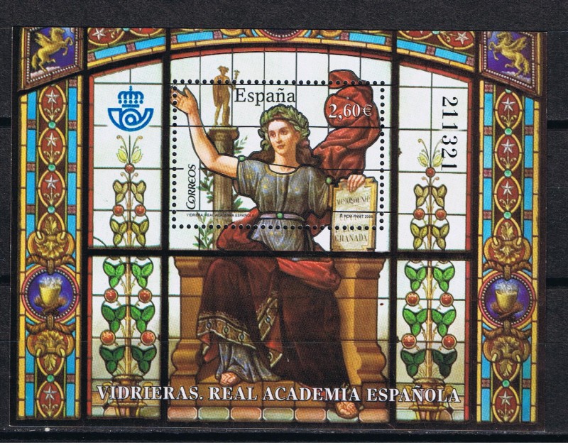 Edifil  SH 4445   Vidrieras. Vidrieras de la Real Academia Española