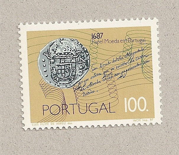 300 Aniv. de papel moneda en Portugal