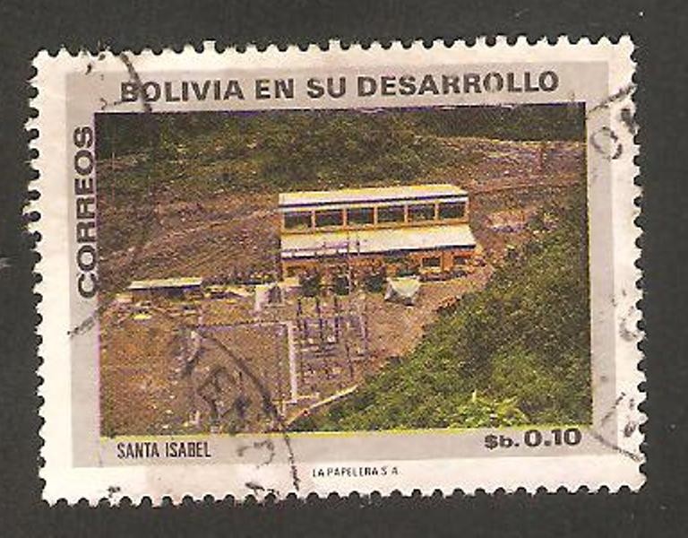 Bolivia en su desarrollo, mina de santa isabel