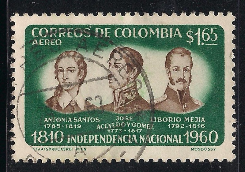 Antonia Santos, Jose Acevedo y Gomez y Liborio Mejia.