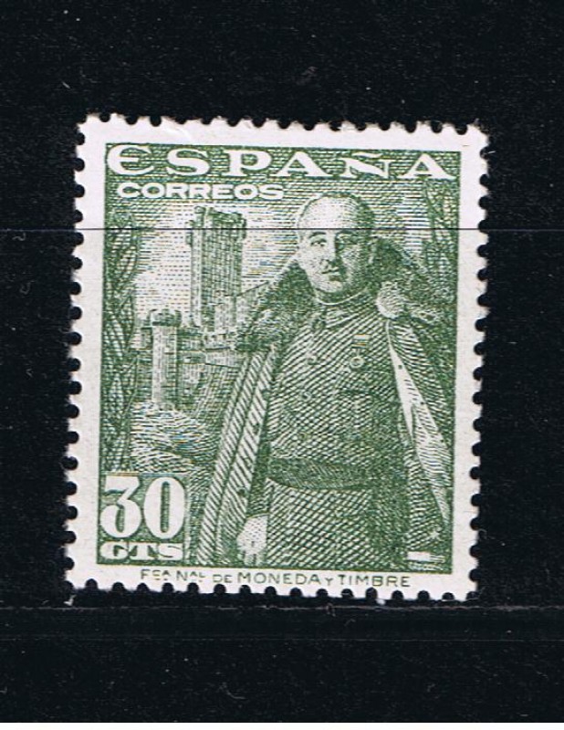 Edifil  1025  General Franco y Castillo de la Mota.   