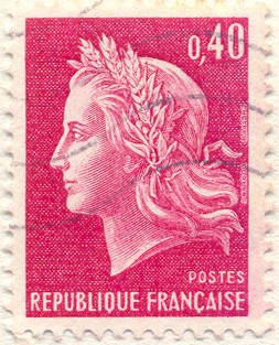 Postes Republique française magenta