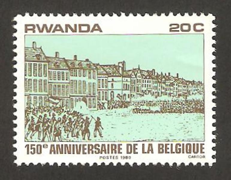 150 anivº de la independencia de Bélgica