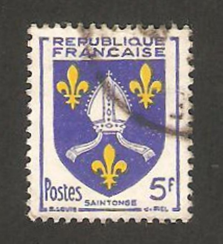 1005 - Escudo de la provincia  de Saintonge