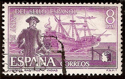 125 aniversario del sello español - Correos marítimos a Yndias