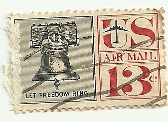 Left freedom ring(Campana de la libertad) 1959 13¢