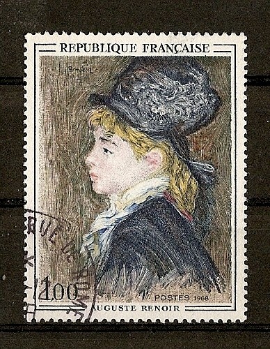 Cuadro de Renoir / Retrato (anonimo)