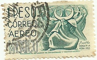 Puebla - Danza de la Media Luna 1950 1Peso