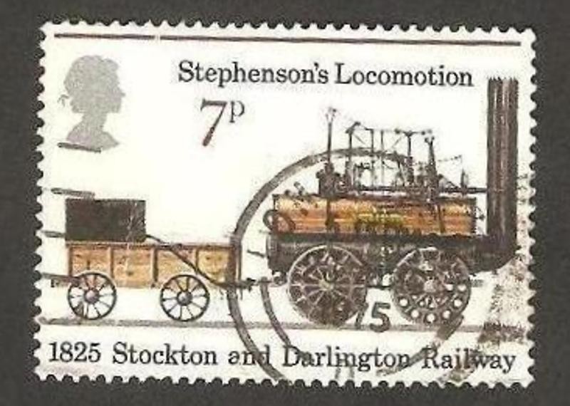 760 - 150 anivº del primer ferrocarril público a vapor