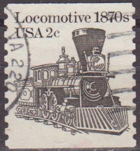 USA 1981 Scott 1898 Sello Locomotora Tren de 1870 usado Estados Unidos Etats Unis 