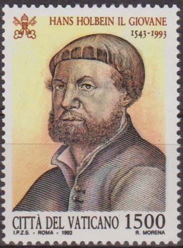 VATICANO 1993 941 Sello Nuevo Pintor Hans Holbein el Joven MNH 