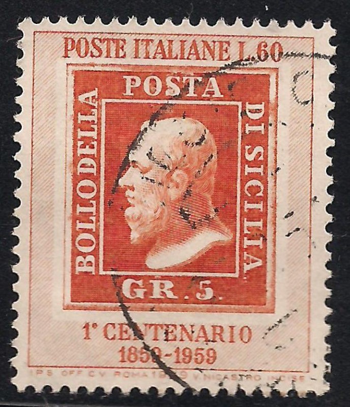 Centenario de los sellos de Sicilia.