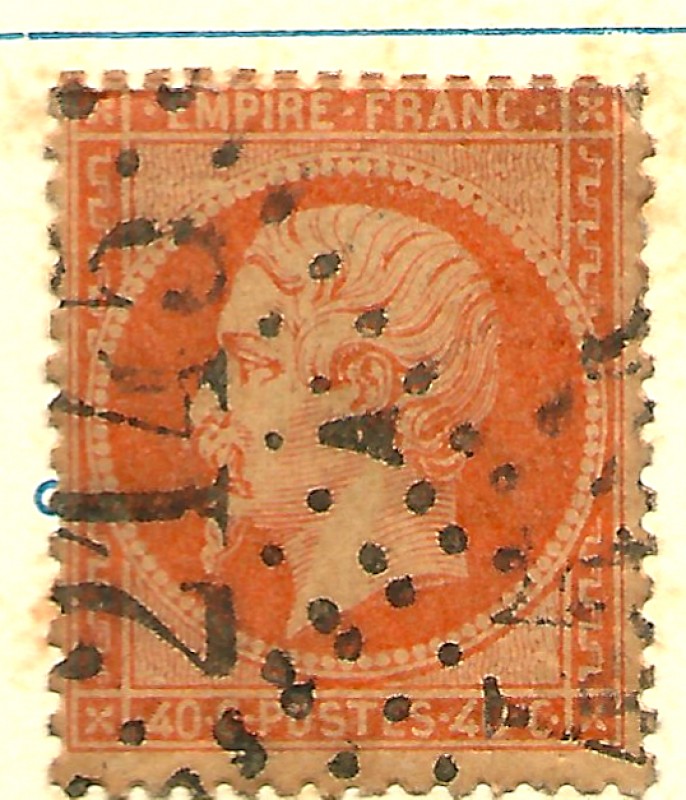1853-60 40 C AMARILLO NARANJA YVERT 16