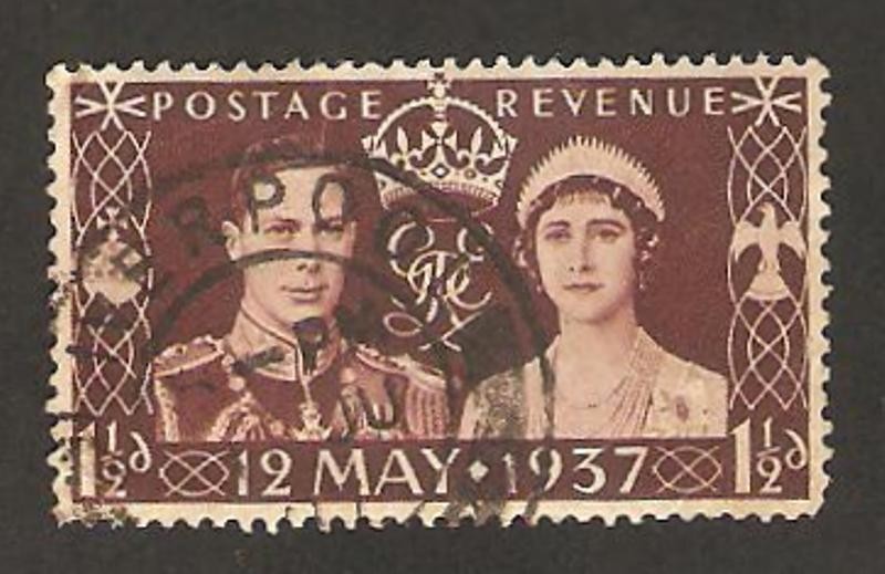 223 - Coronación de George VI y Elizabeth