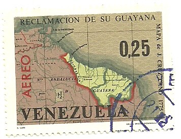 Reclamacion de su Guayana 1965 0,25