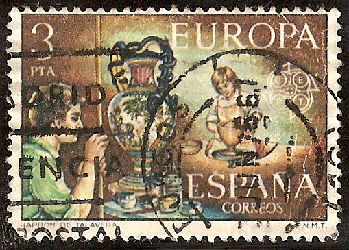 Europa-CEPT. Jarrón de Talavera