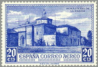 ESPAÑA 1930 551 Sello Nuevo Descubrimiento de América Monasterio de la Rábida Correo Aereo