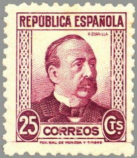 ESPAÑA 1934 685 Sello Nuevo Personajes Manuel Ruiz Zorrilla (1833-1895)