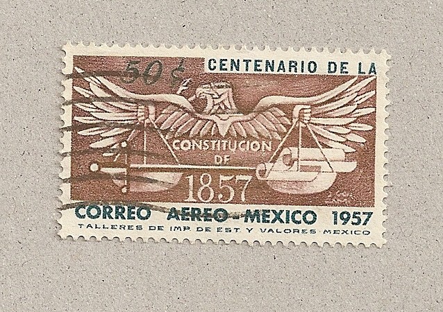 100 Aniv de la constitución de 1857
