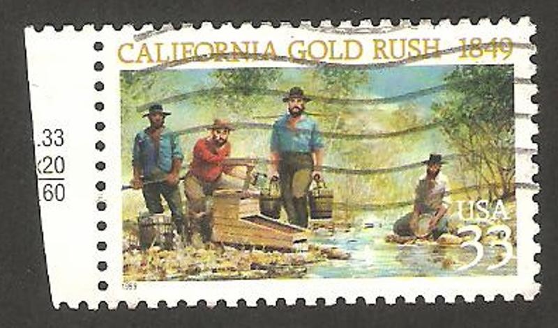 Buscadores de oro en California en 1849