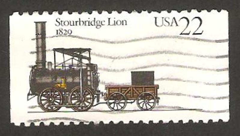Locomotora a vapor, Stourbridge Lion de 1829