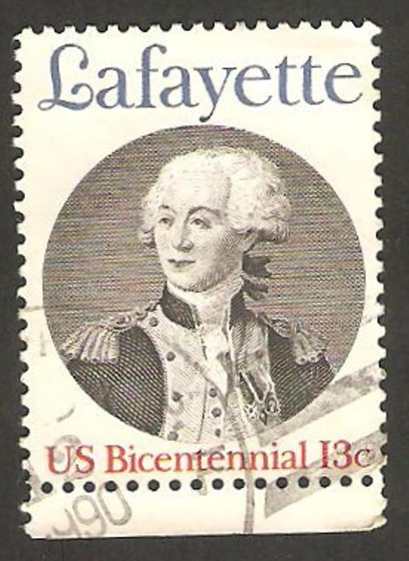 II centº de la Independencia de EEUU, 200 anivº de la llegada del Marqués Lafayette 