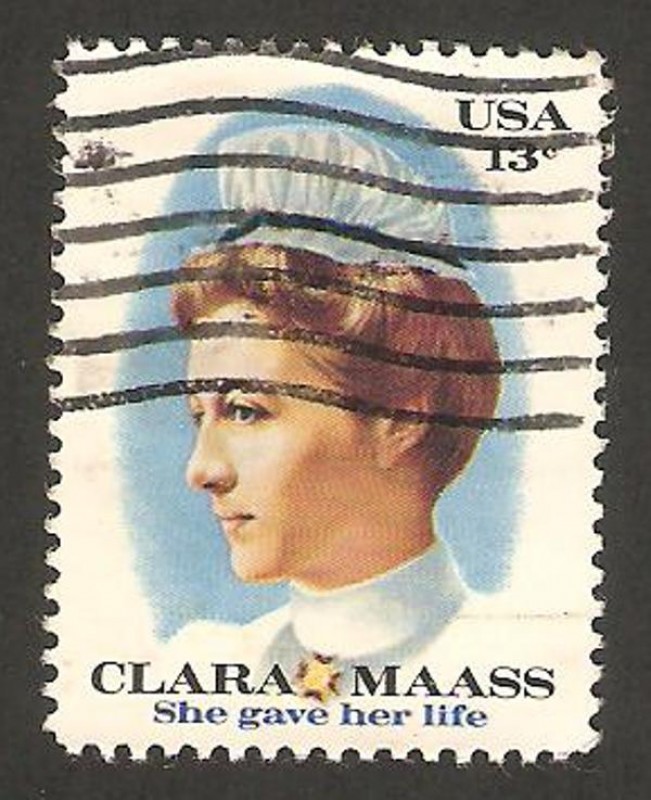 Centº del nacimiento de Clara Maass, enfermera