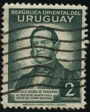 Francisco Acuña de Figueroa autor del Himno Nacional Uruguayo.