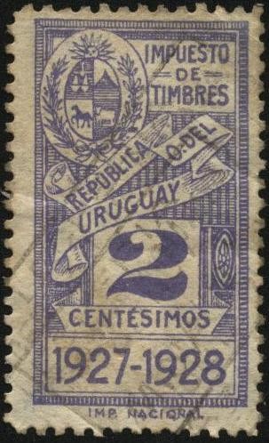 Impuesto timbre 1927-1928.