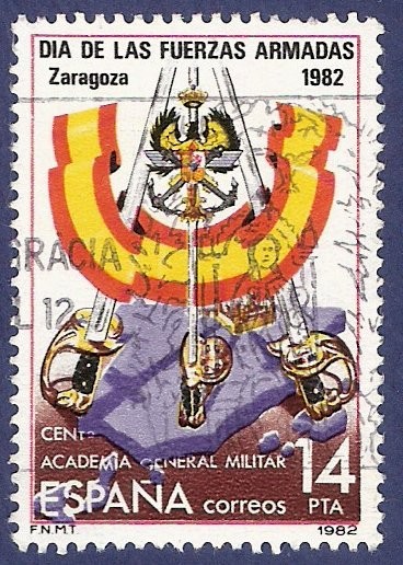 Edifil 2659 Día de las fuerzas armadas 1982 14 RAREZA