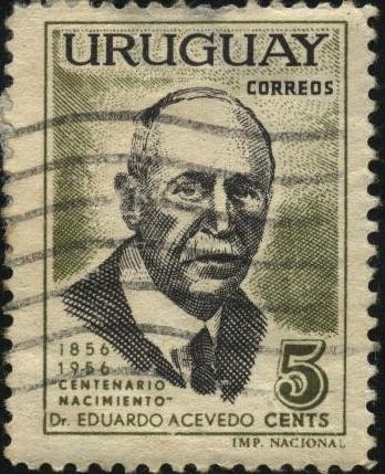 100 años del nacimiento del Dr. Eduardo Acevedo. 1856-1956.