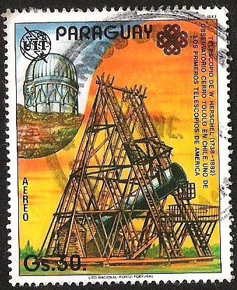 TELESCOPIO DE W. HERSCHEL- OBSERVATORIO CERRO TOLOLO EN CHILE