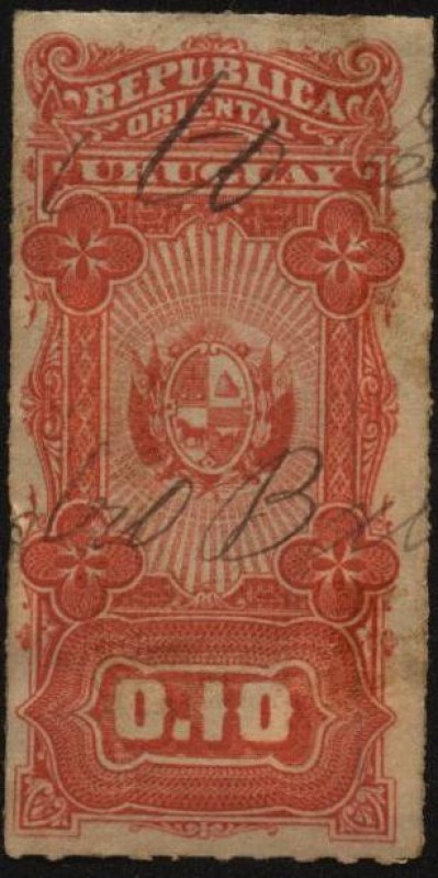 Timbre impuesto de 1910.