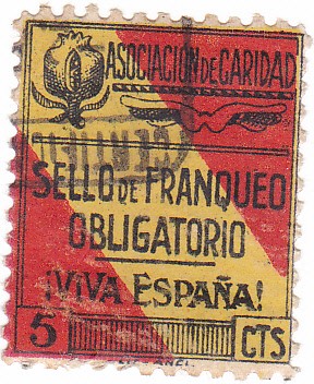 Sello de Franqueo Obligatorio. Viva España