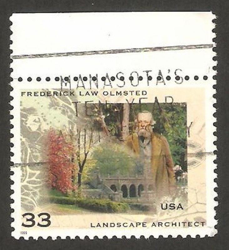 frederick law olmsted, arquitecto paisajista